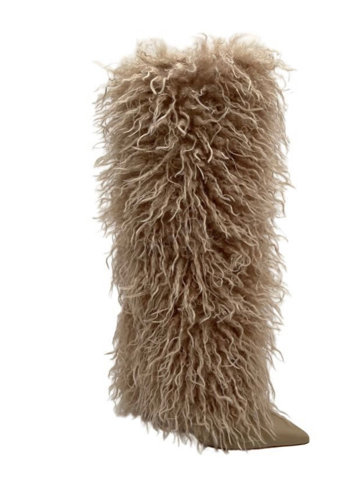 Glamazon Knee High Boot-Tan