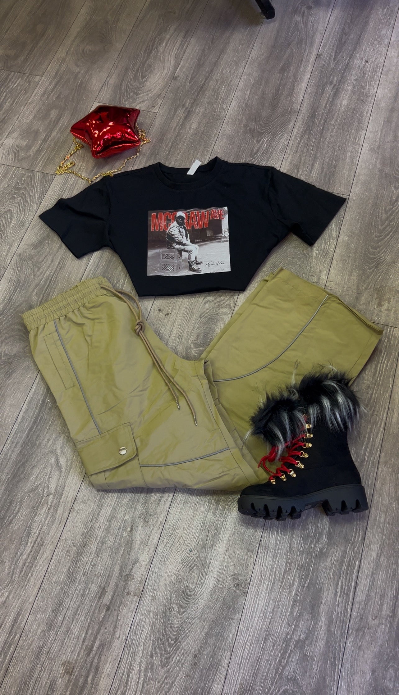 Fur Force Combat Boots