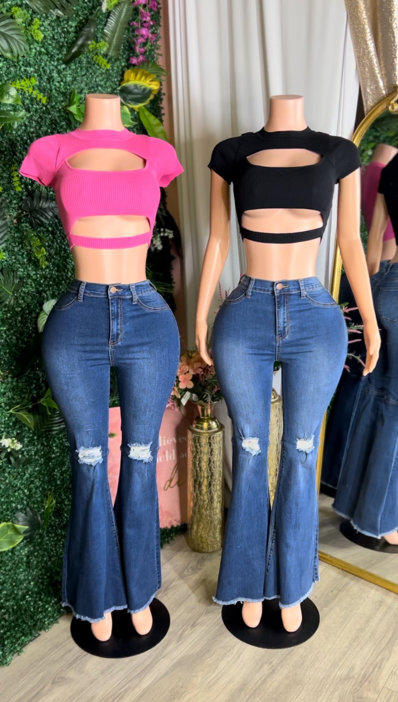 Nancy High Rise Bell Bottoms