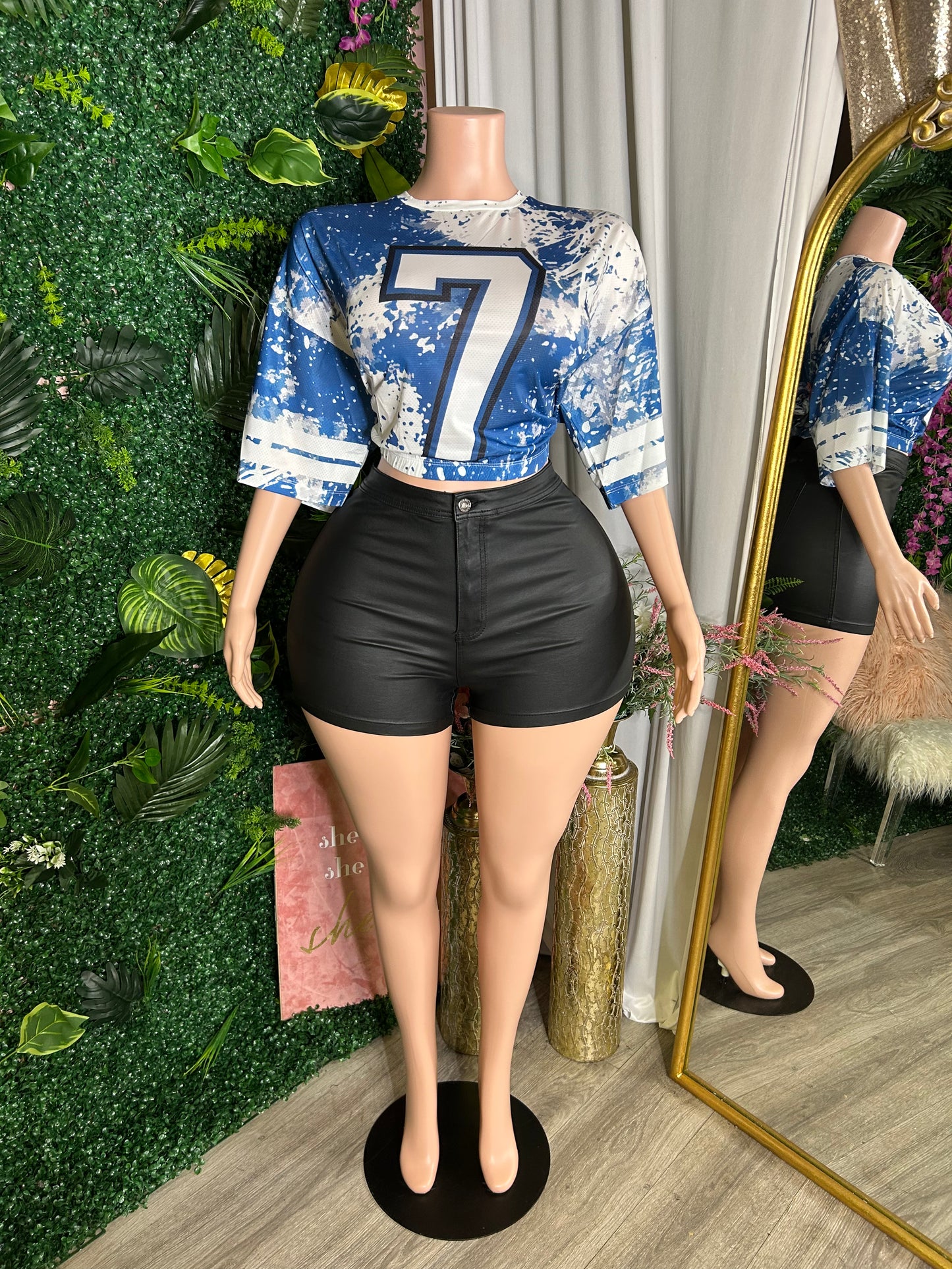 Lucky 7 Cropped Jersey