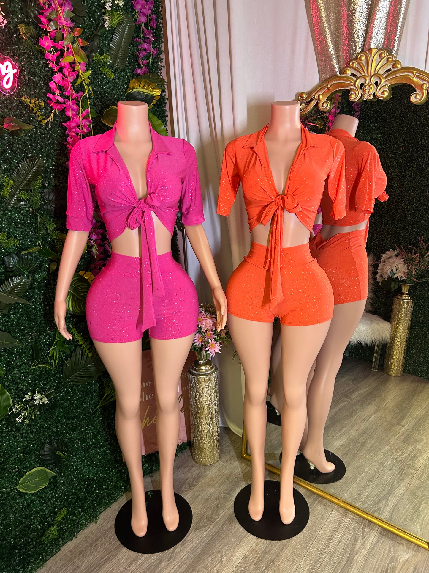 Banned 2pc Short Set (ALSO AVAILABLE IN BLACK)