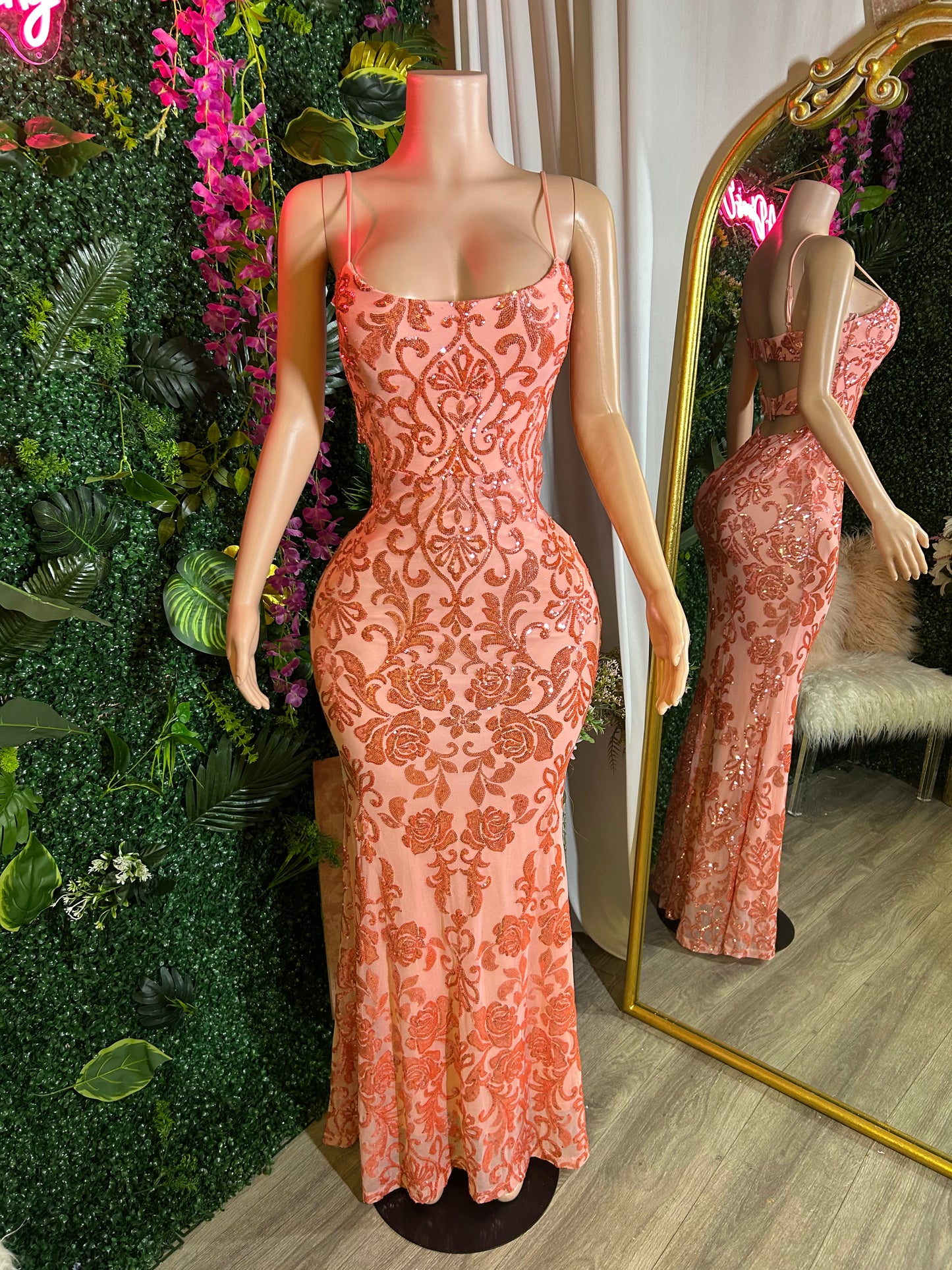 Aaliyah Sequence Gown