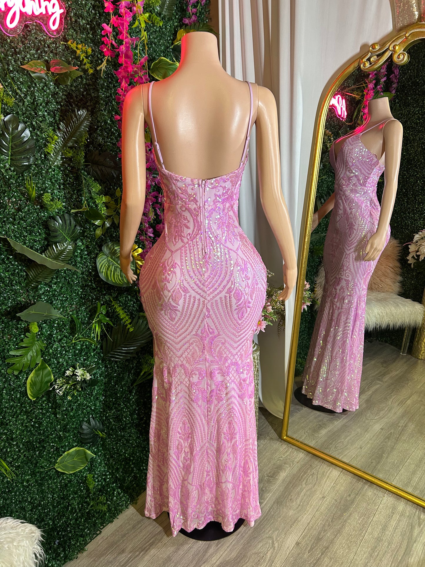 One In A Million Sequence Gown