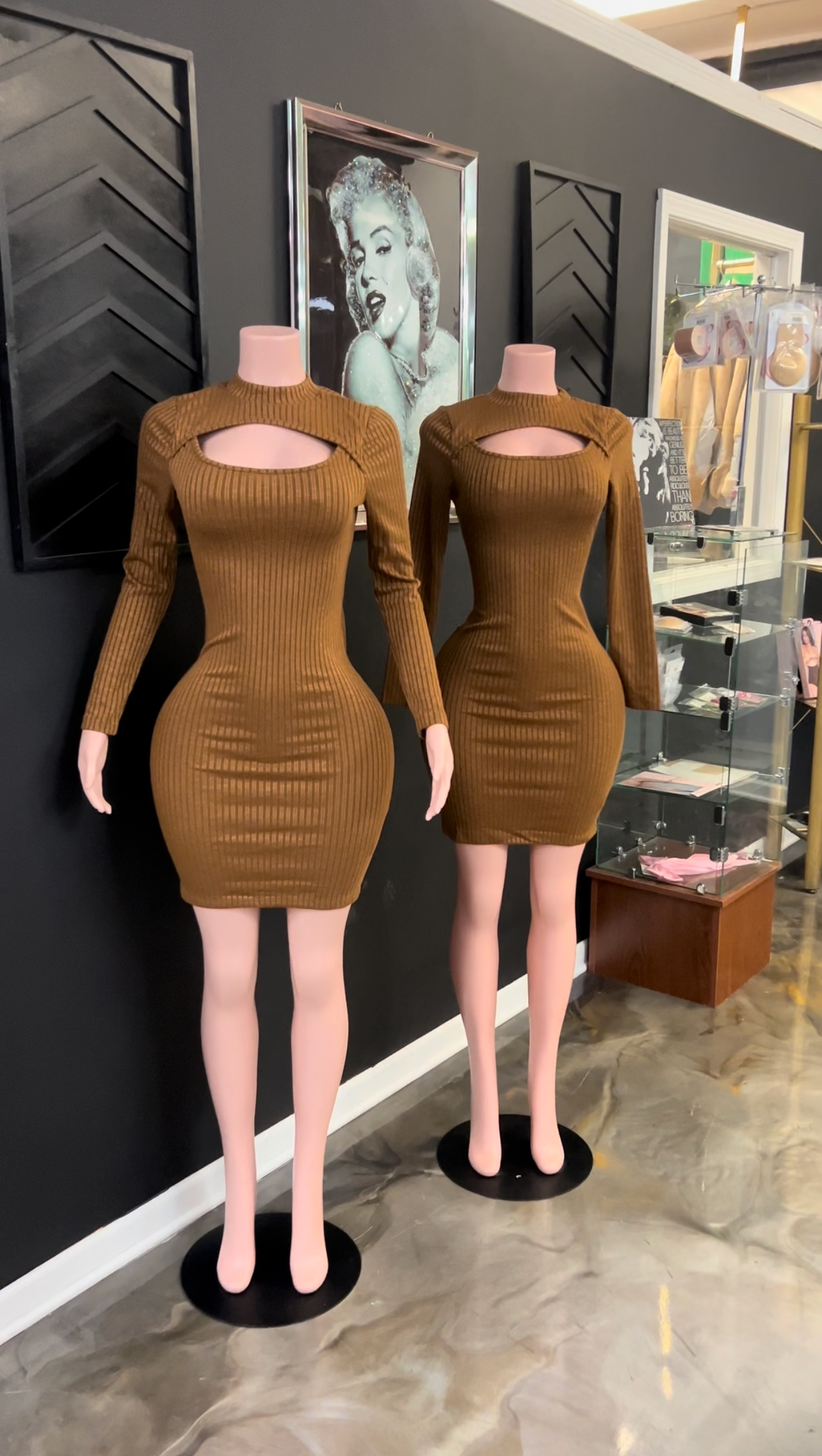 Miss Marilyn Knit Sweater Dress