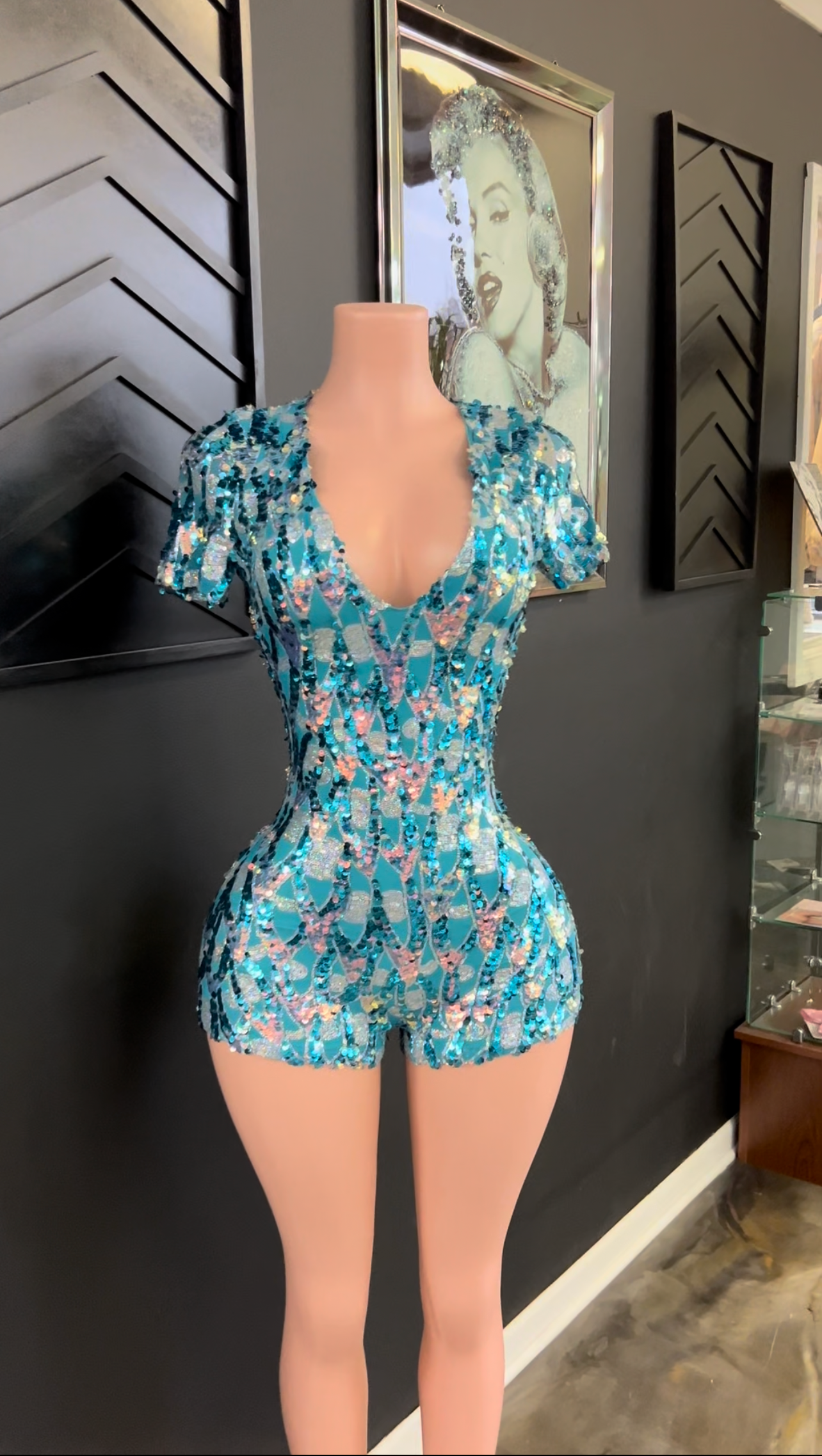 Issa Party Sequence Romper
