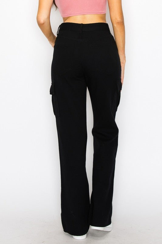 Proud Of You Baggy Cargo Jeans (PLUS)