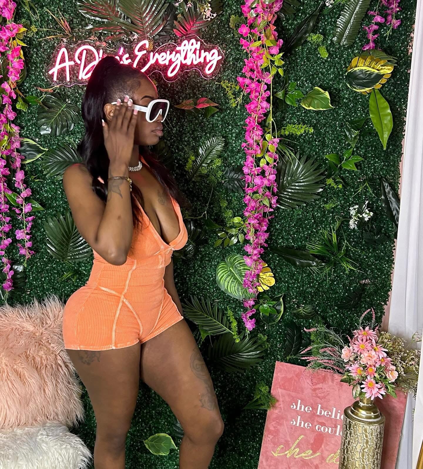 Dat Juice Ribbed Short Romper
