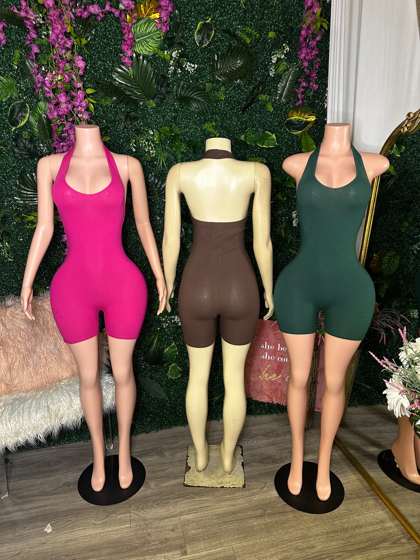 Jasmine Haltered Romper