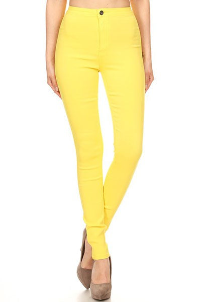 JLO JEANS Stretch Jeans Yellow