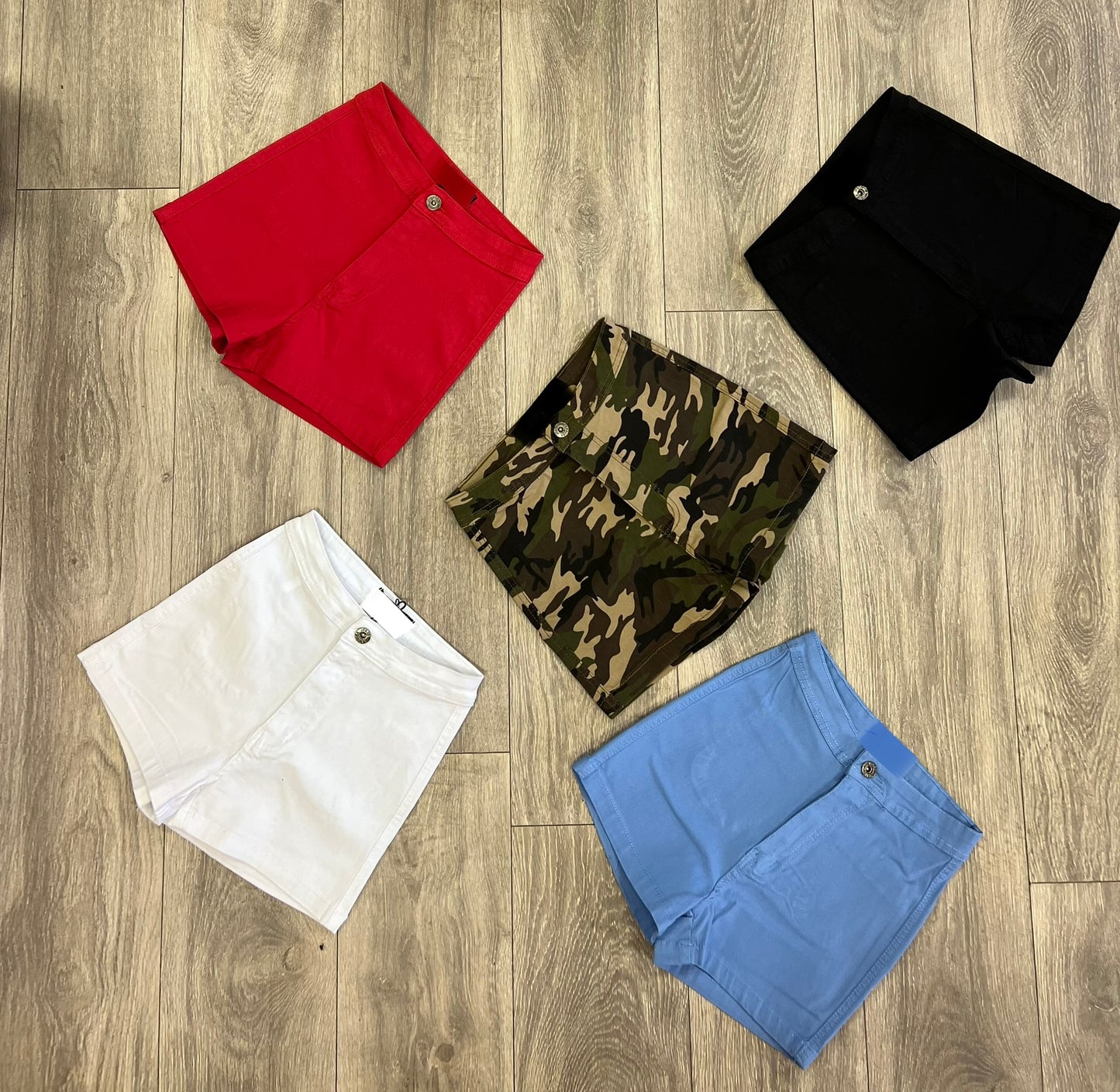 J Lo Shorts Baby Blue