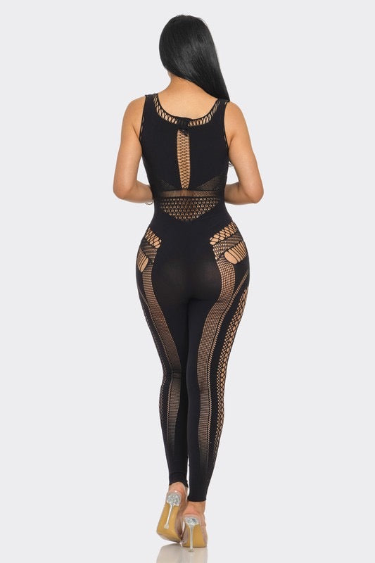 Poke It Out Seamless Jumpsuit