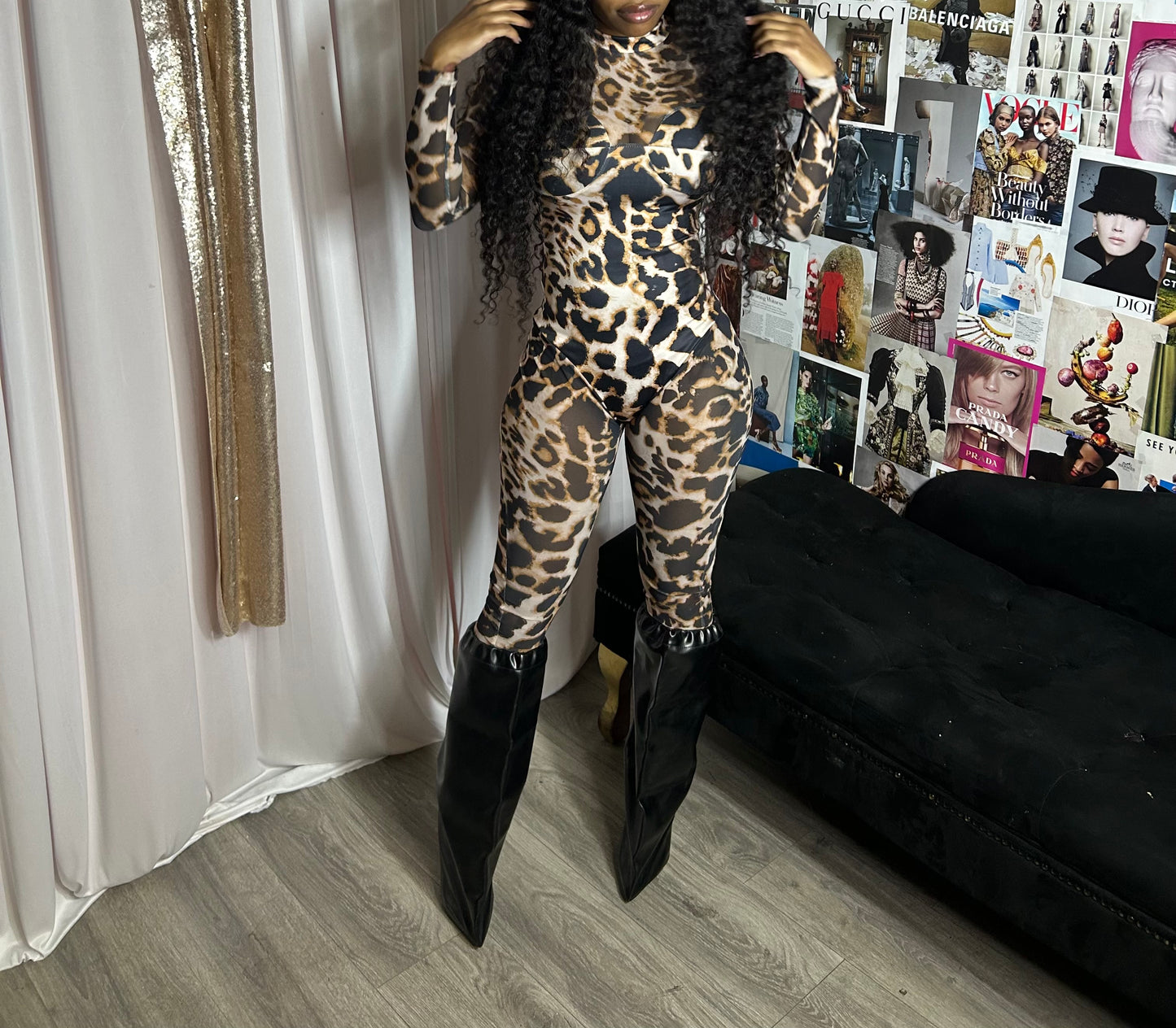 Laila Leopard Jumpsuit