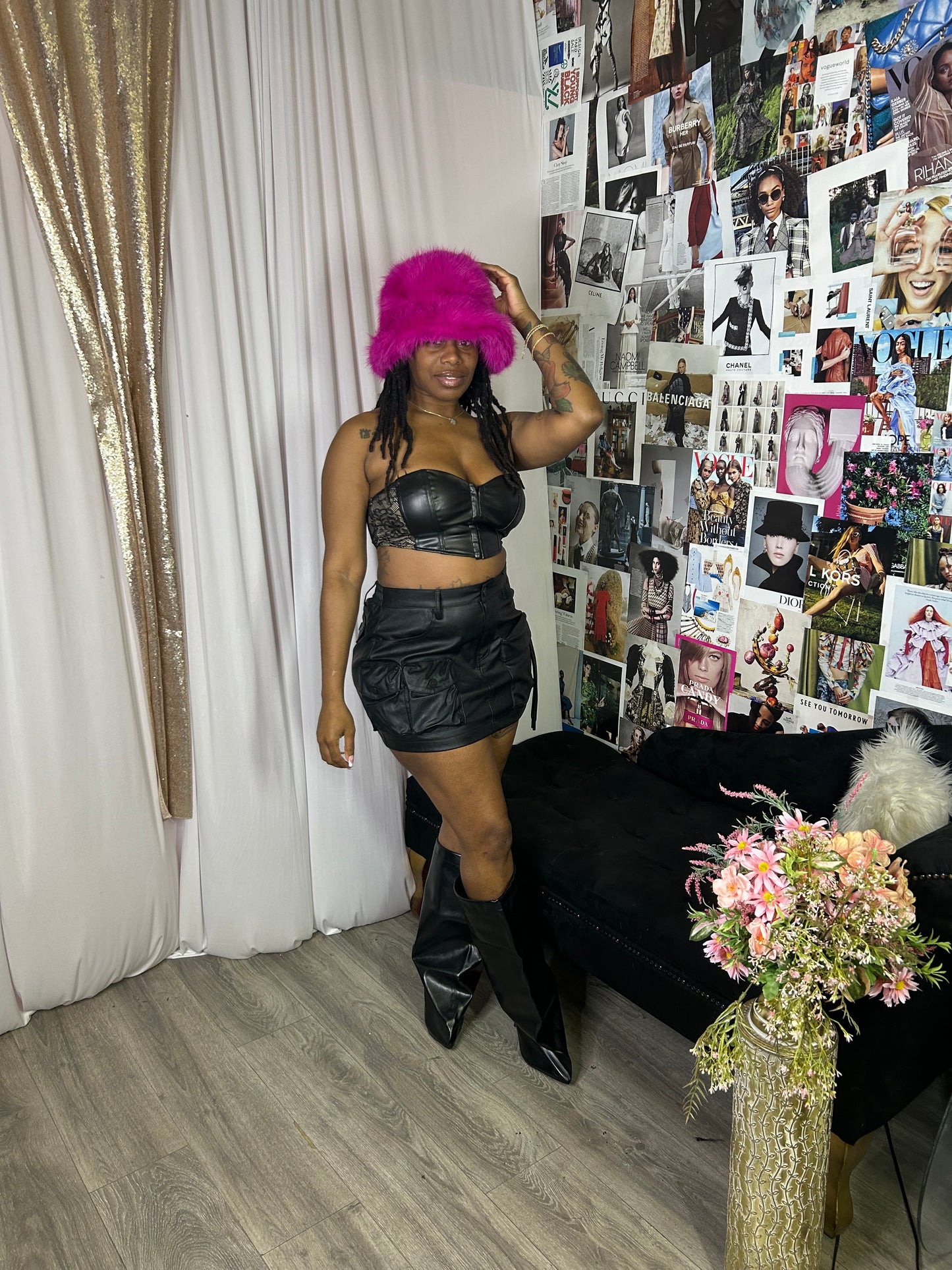 Plot Twist Leatherette Boots