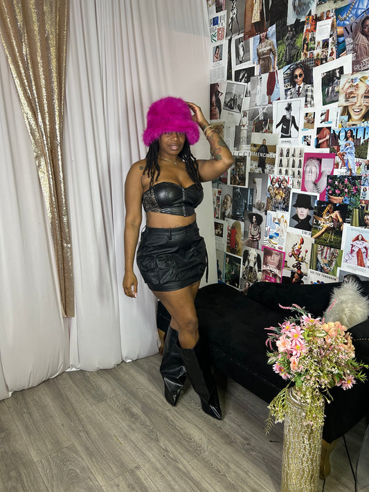 Plot Twist Leatherette Boots