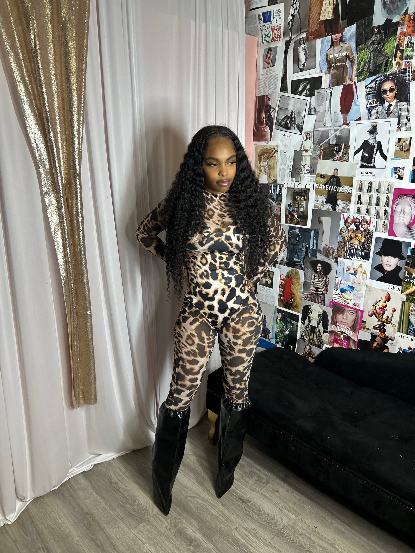 Laila Leopard Jumpsuit