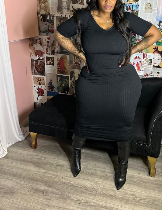 7/11 Maxi Ribbed Dress