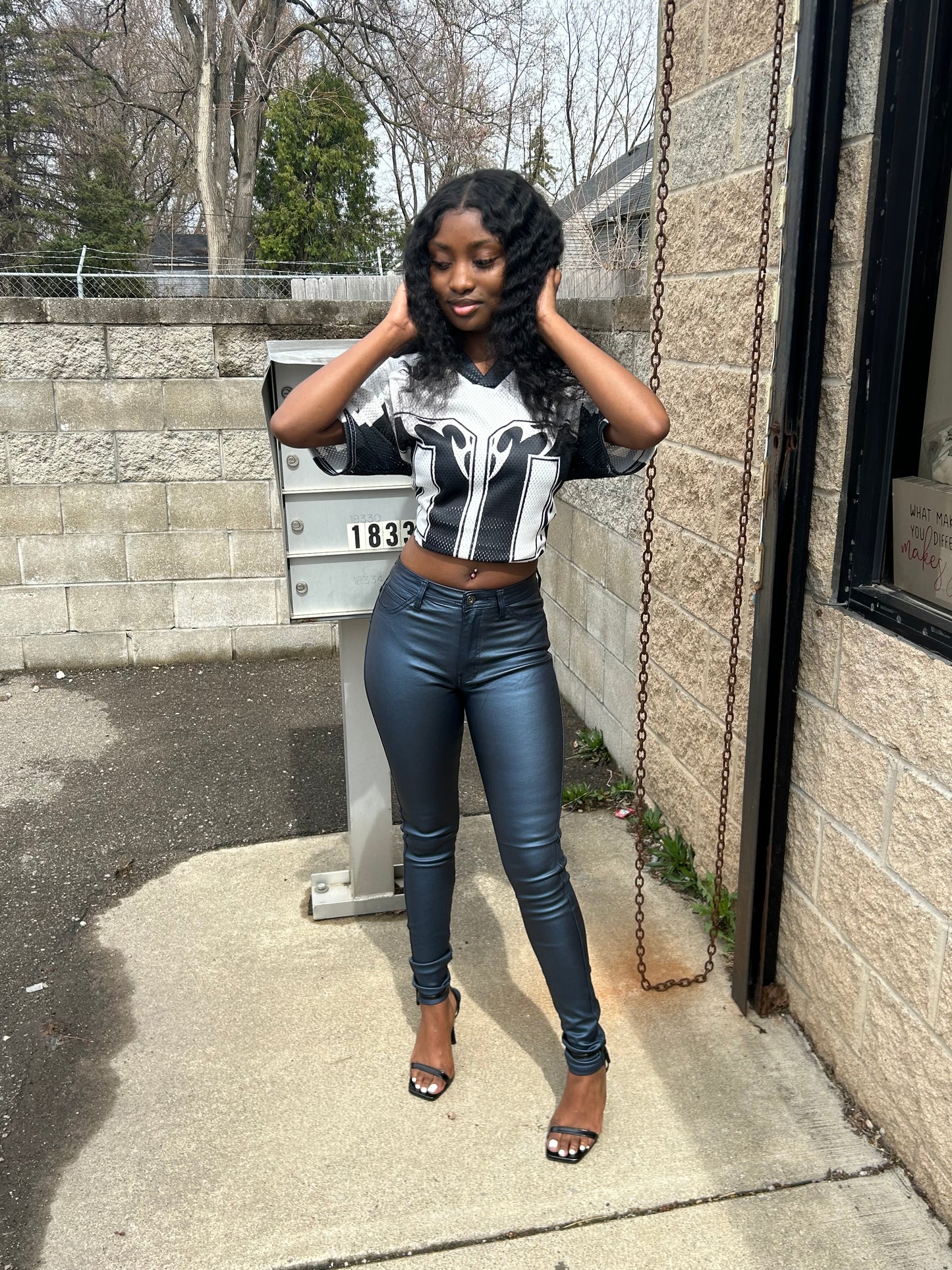 Blaze Stretch Leatherette JLO Jeans