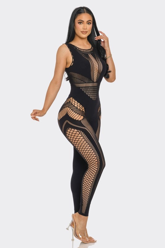 Poke It Out Seamless Jumpsuit