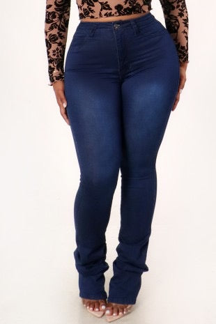 JLO Dark Denim Flare Jeans