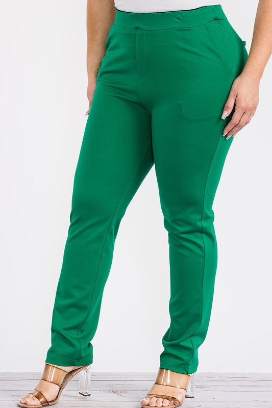 The Charming Ponte Pants (PLUS)
