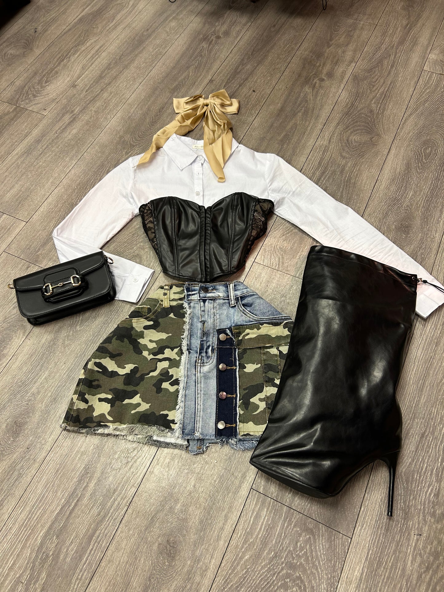 Plot Twist Leatherette Boots