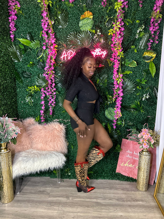 Banned 2pc Short Set (ALSO AVAILABLE IN BLACK)