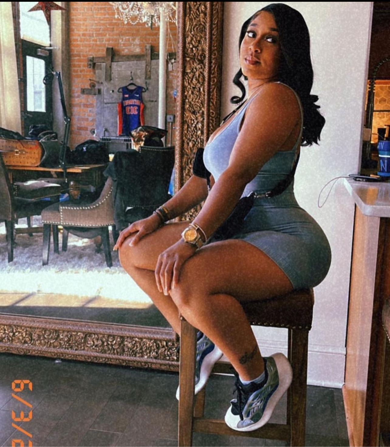 Angie ribbed short romper