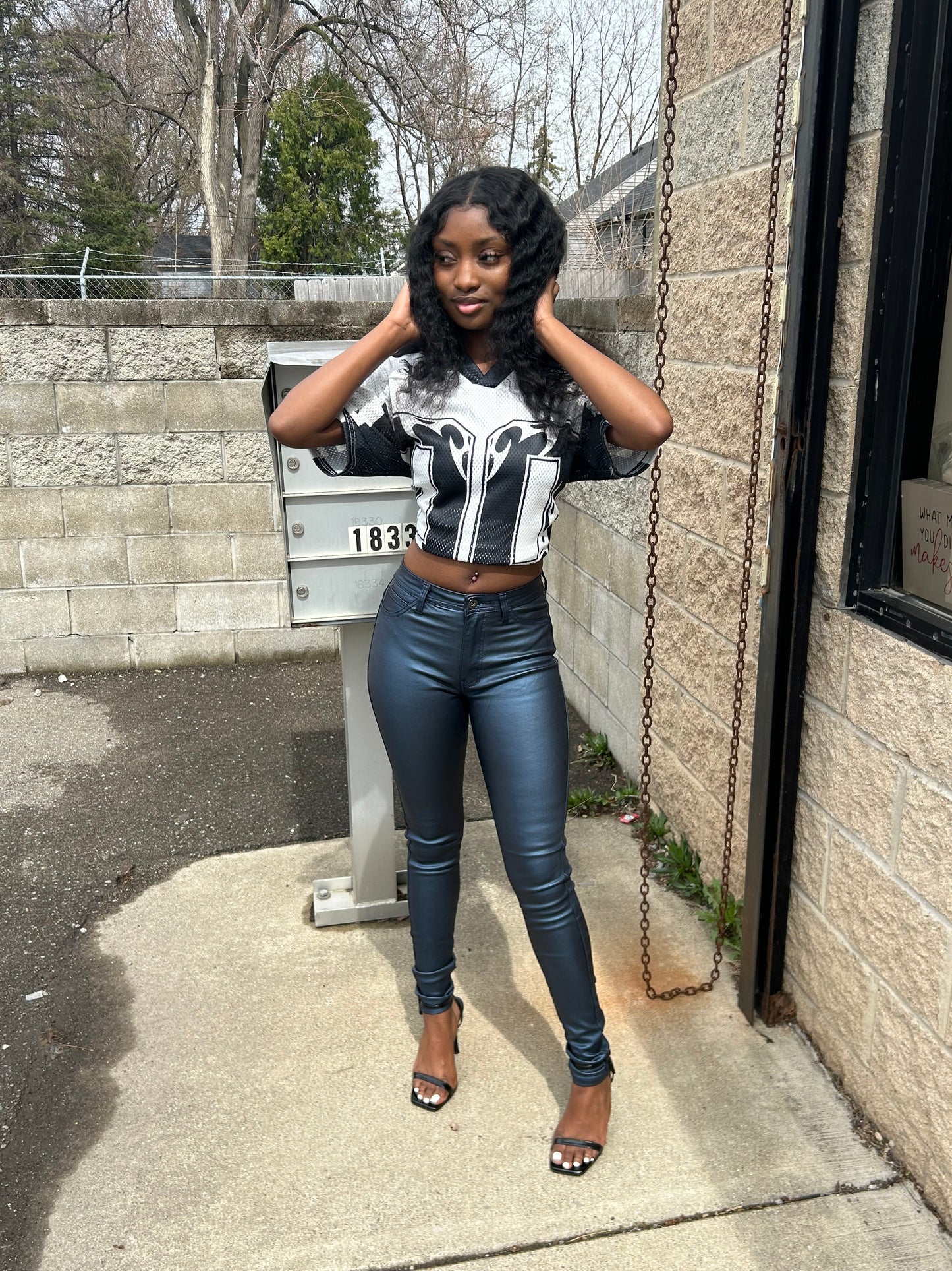 Blaze Stretch Leatherette JLO Jeans