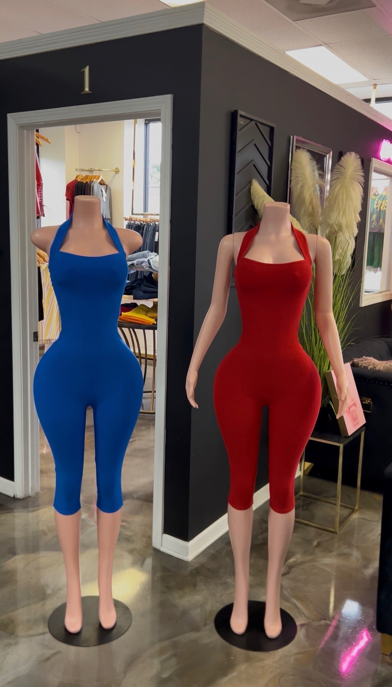 We Outside Halter Capri Jumpsuit