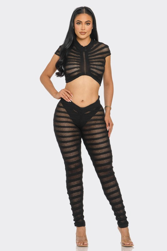 Kim Knit Pants Set
