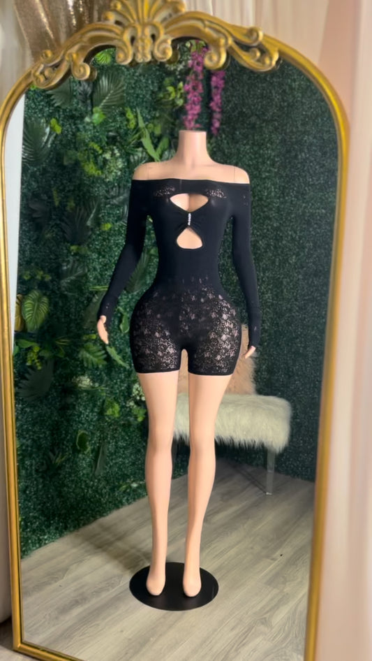 Diamond Short Romper