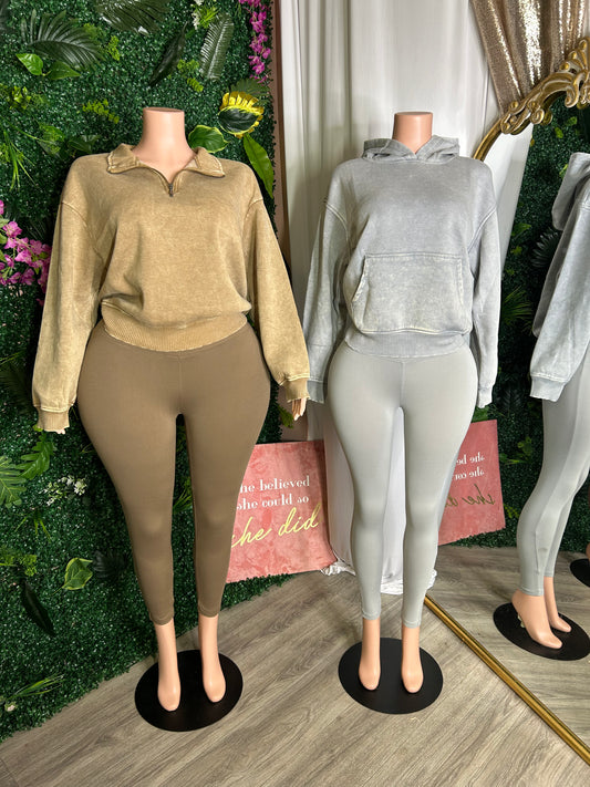 Settle Down Zip-Up Set