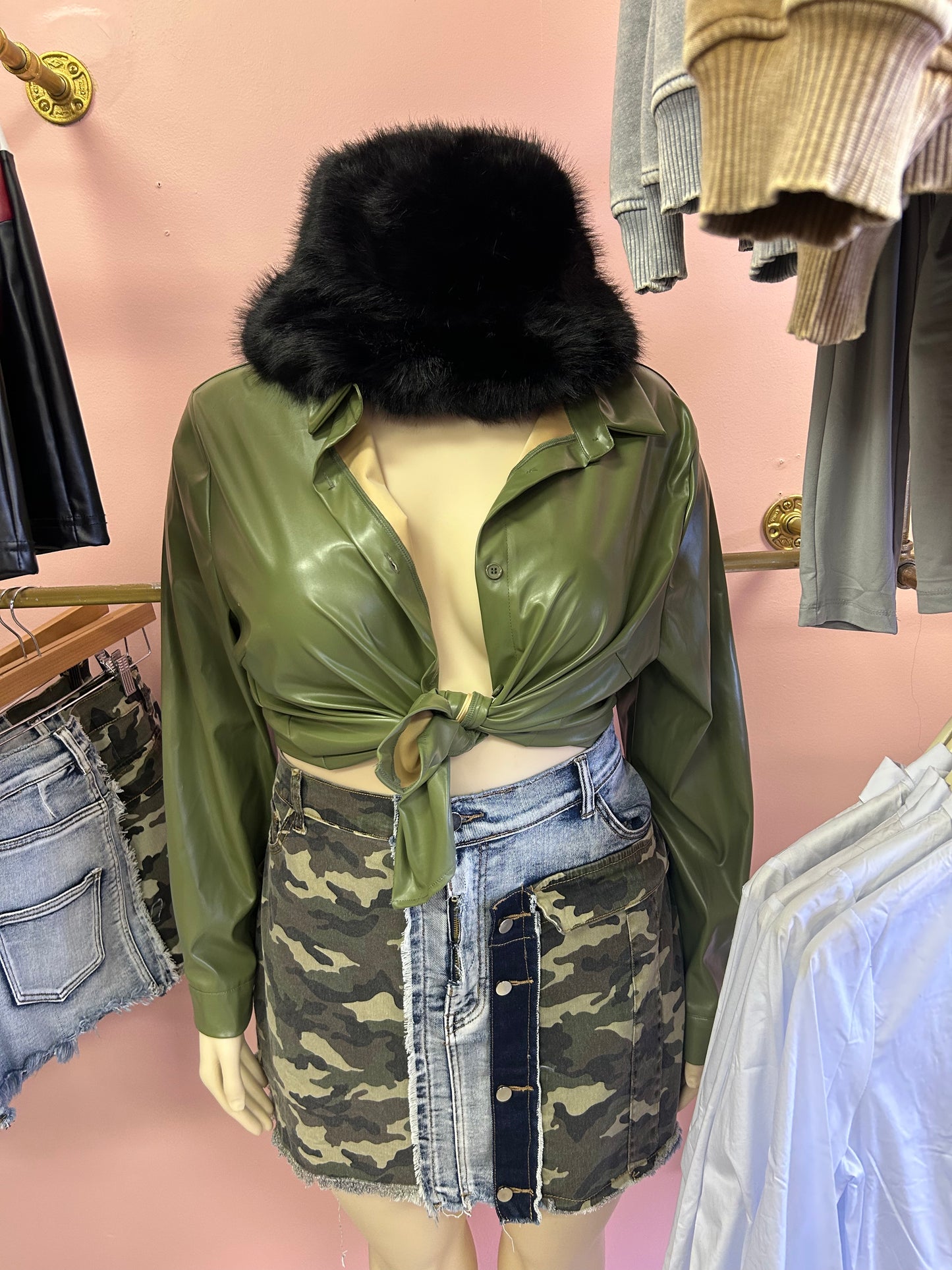Marilyn Fur Bucket Hat