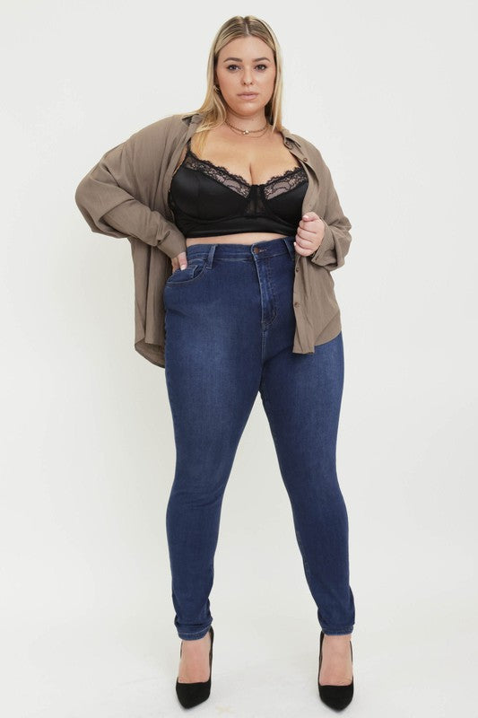 The Spot High Waist Skinny Jeans (PLUS)