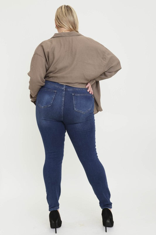 The Spot High Waist Skinny Jeans (PLUS)