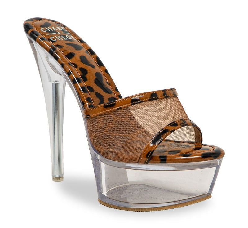 Pynk Leopard Heel