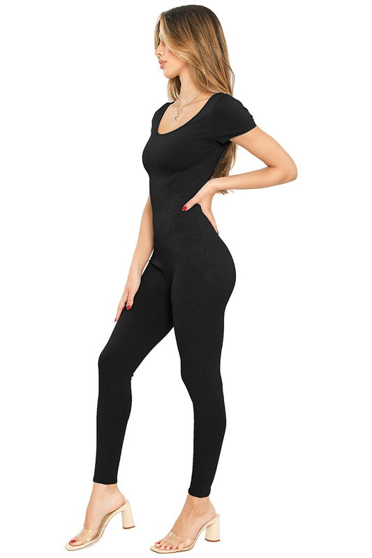 Amari Short-Sleeve Jumpsuit