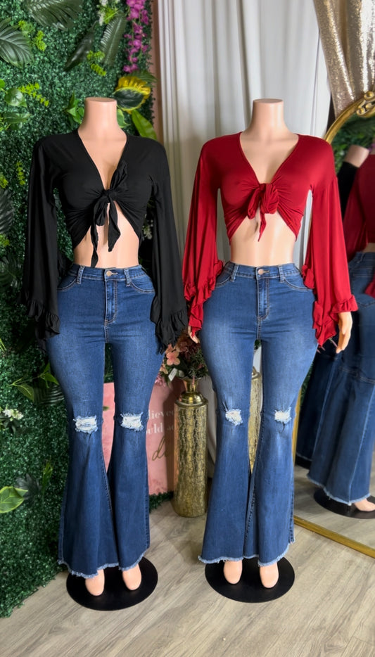 Nancy High Rise Bell Bottoms