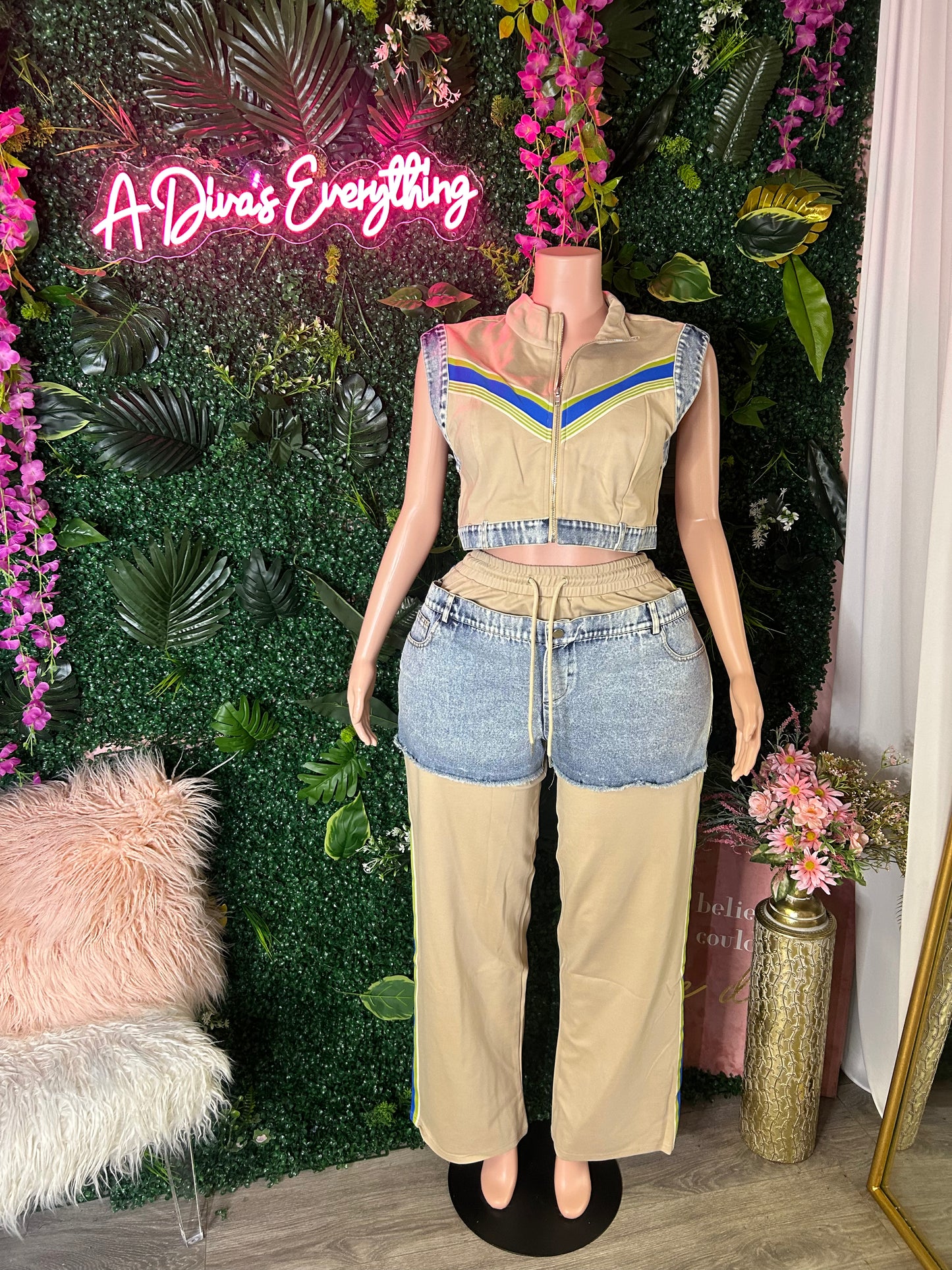 Just A Girl Denim Vest