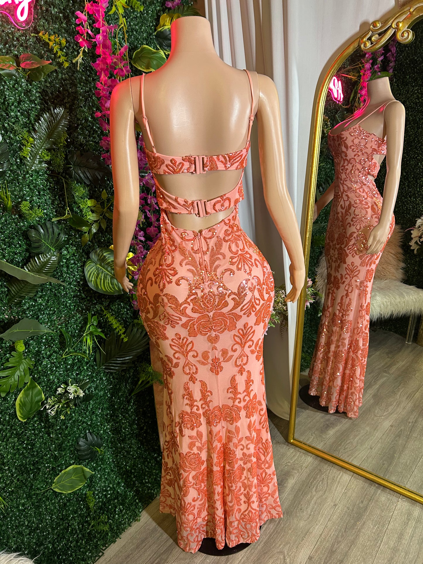 Aaliyah Sequence Gown