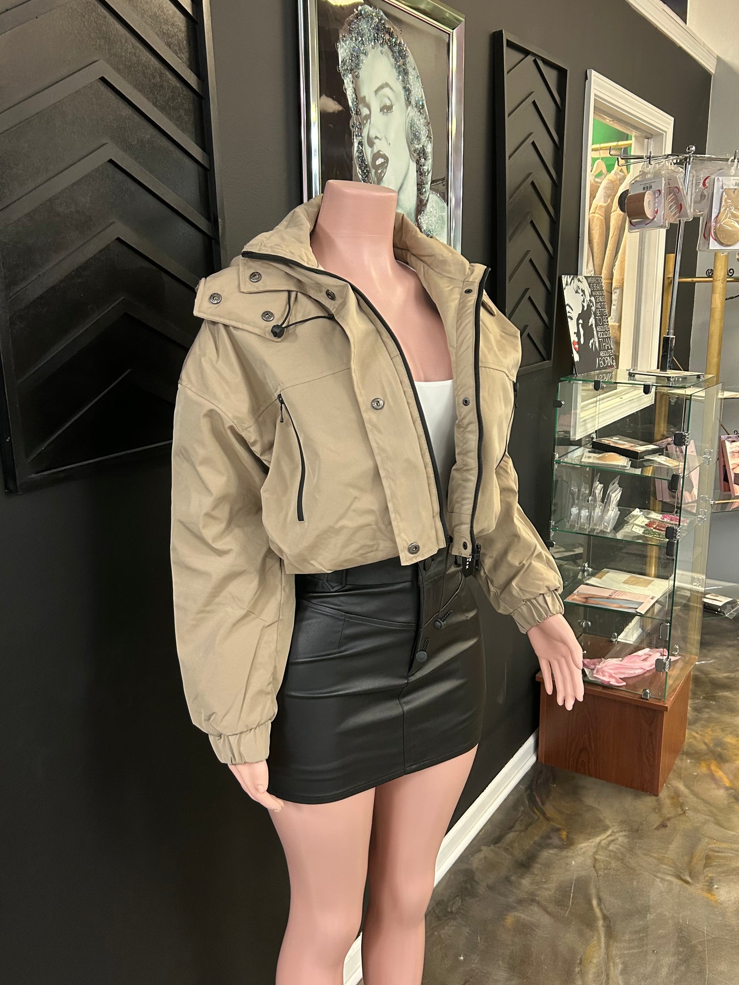 Conceited Cropped Cuffed Jacket