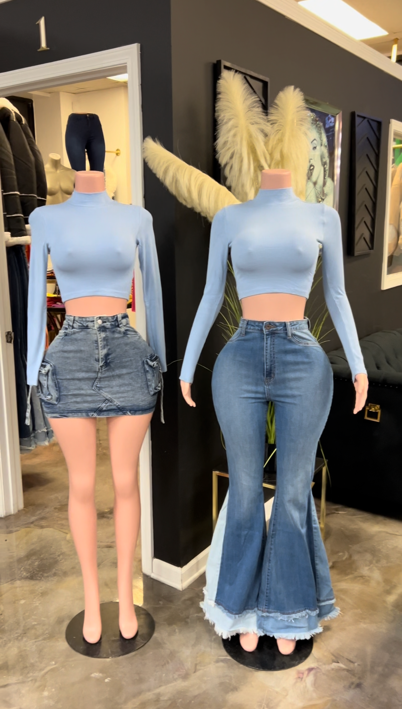 Addison Cropped Long Sleeve