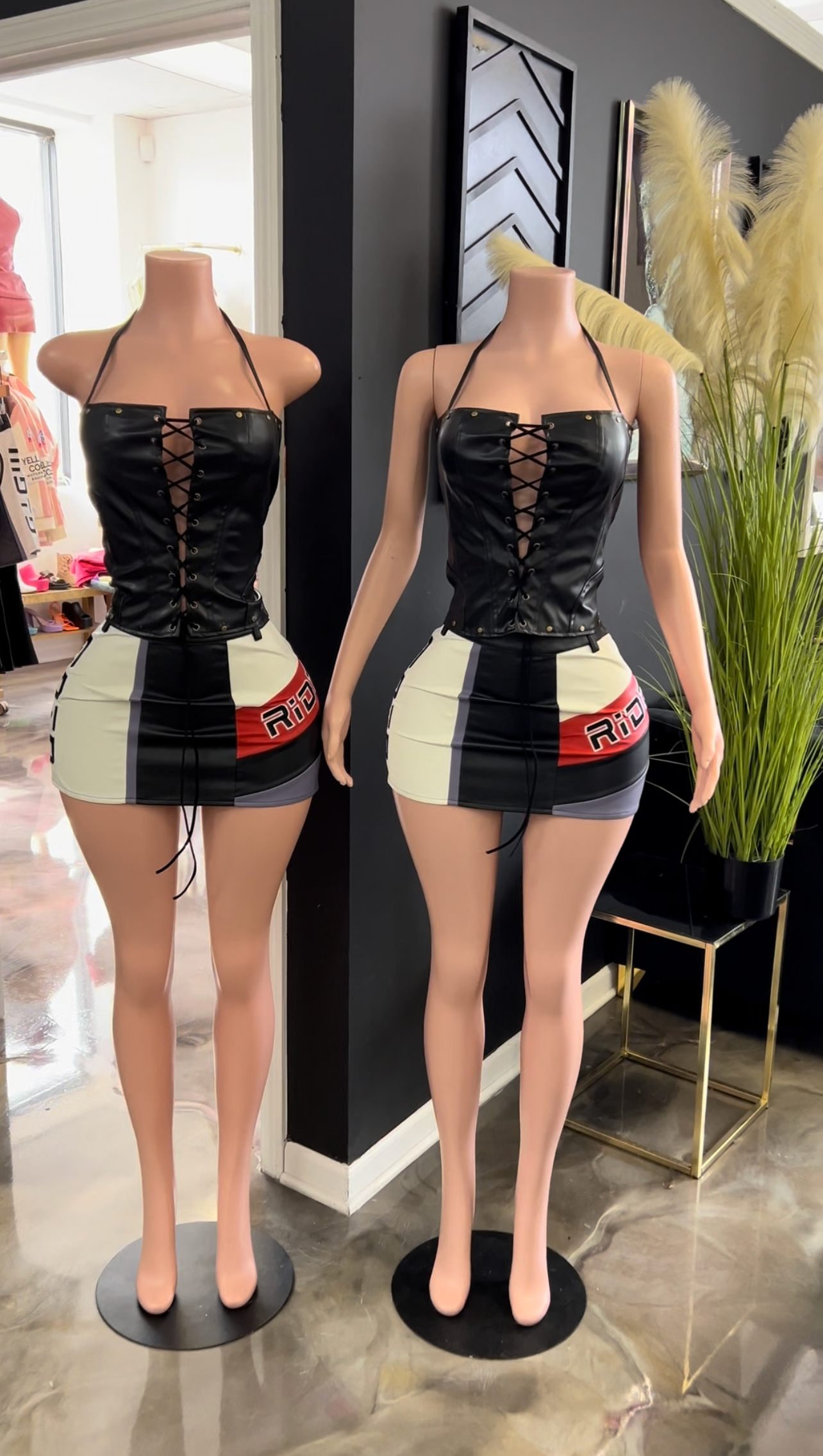 Forever Leather Corset Top