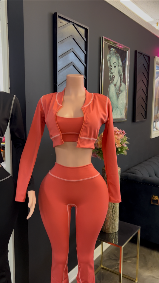 Miss Peachy 3pc Active Set