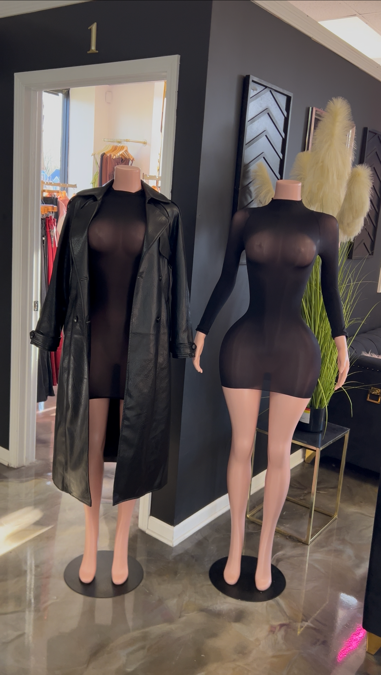 Make Love Sheer Mini Dress