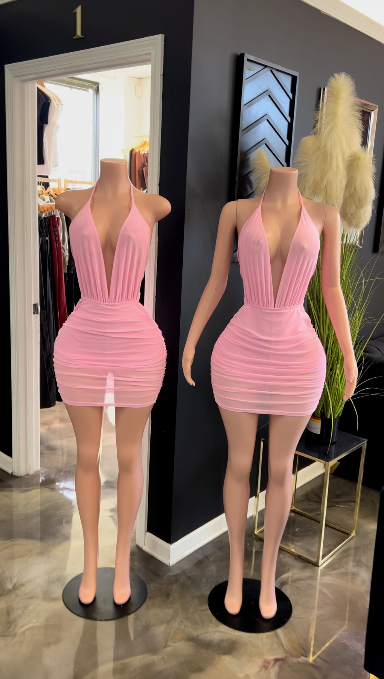 Here To Stay Mesh Dress