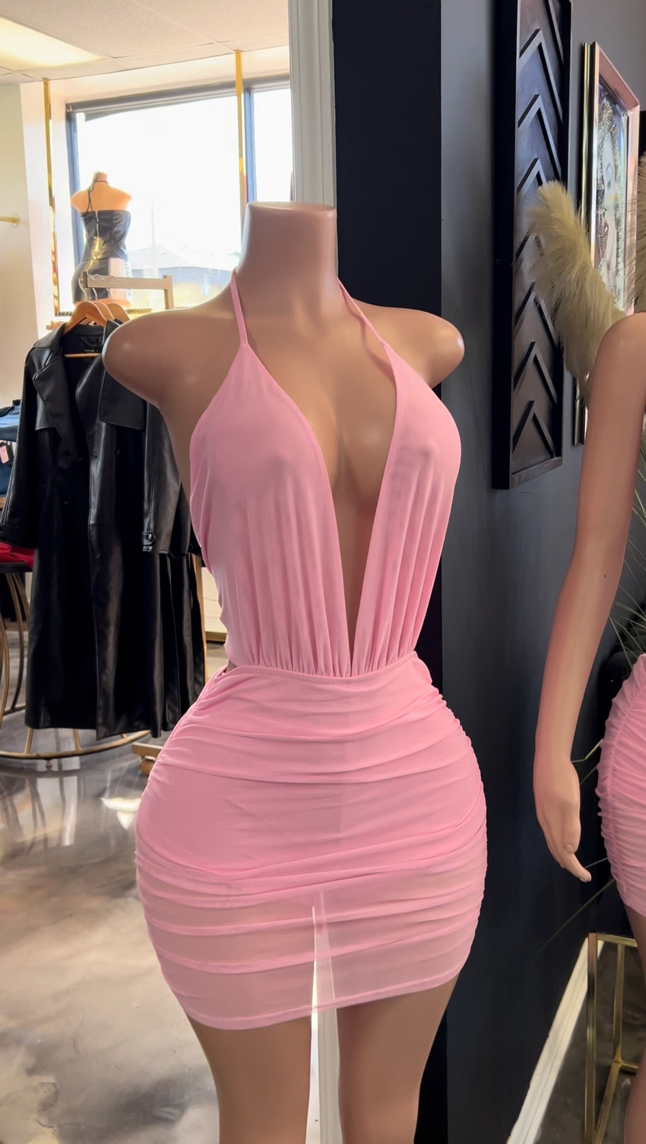Here To Stay Mesh Dress