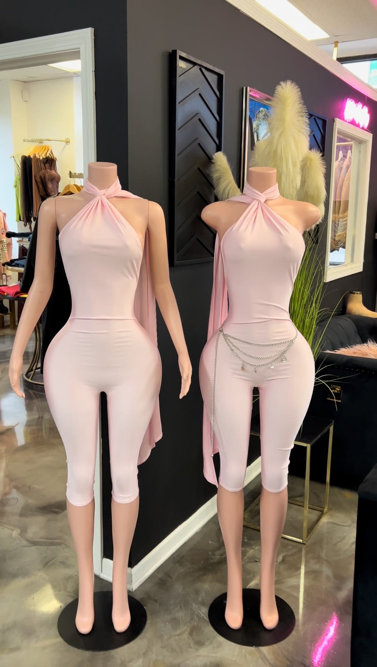 Sweet Lady Capri Backless Jumpsuit
