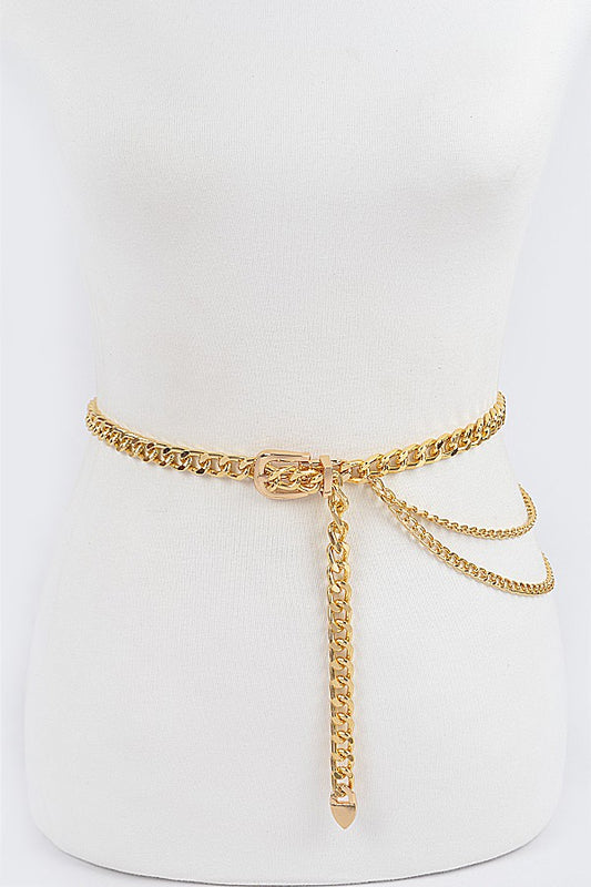 Roxy Layered Chain Belt