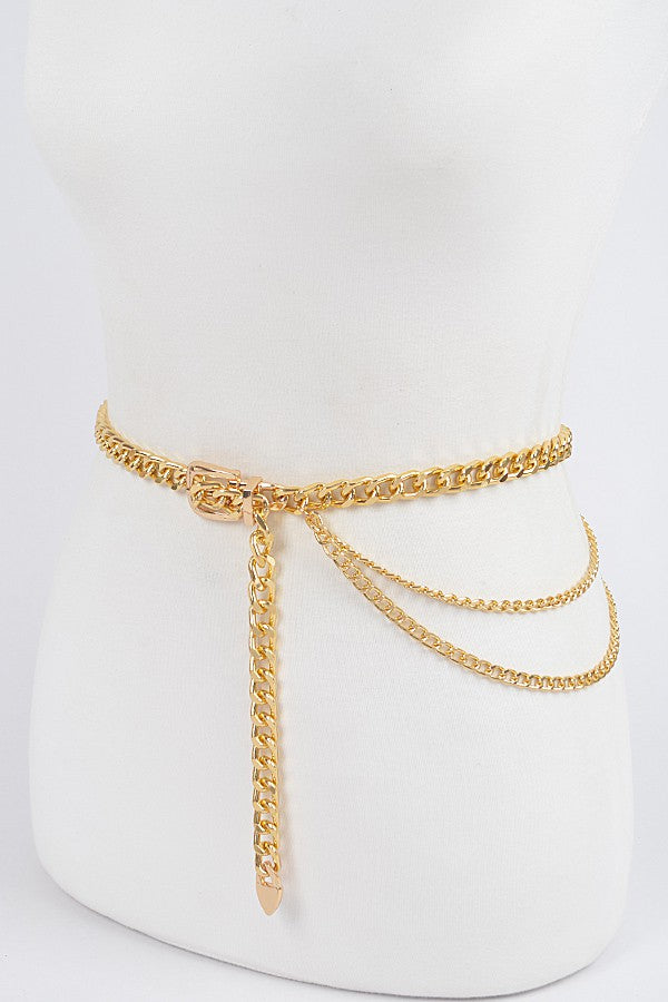 Roxy Layered Chain Belt